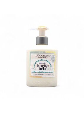 L’OCCITANE Shea Baby Karité Bébé Cuddles and Bubbles Foaming Cream 300ml 10.1oz